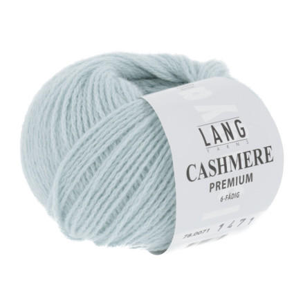 Lang Yarns Cashmere Premium Garn 71 Isblå