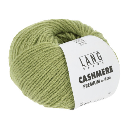 Lang Yarns Cashmere Premium Garn 297 Lys Oliven