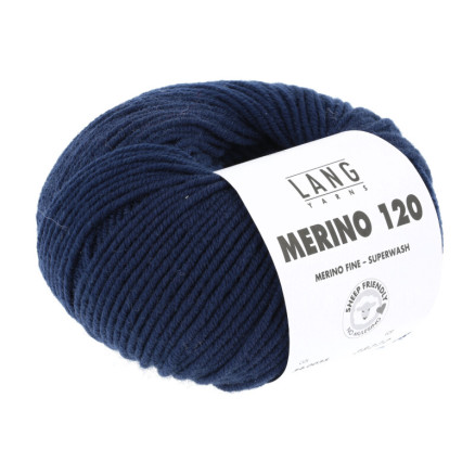 Lang Yarns Merino 120 Garn 35 Marine