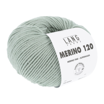 Lang Yarns Merino 120 Garn 92 Lys Salvie