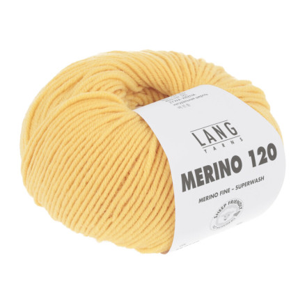 Lang Yarns Merino 120 Garn 149 Guldgul