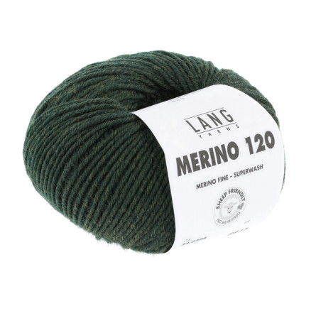 Lang Yarns Merino 120 Garn 398 Oliven