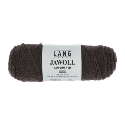 Lang Yarns Jawoll Garn 67 Mørk Brun