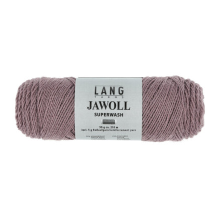 Lang Yarns Jawoll Garn 348 Mørk Gammelrosa