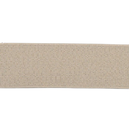 Lurex Elastik 40 mm Ecru