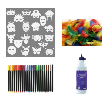 Fastelavn Maske Kit