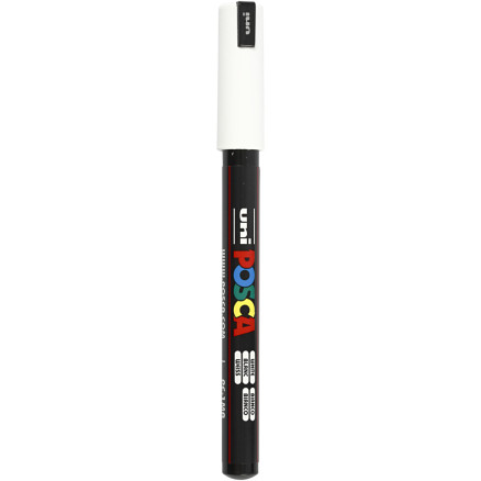 Uni Posca Tusch, White , stregtykkelse:, extra-fine, 1stk.