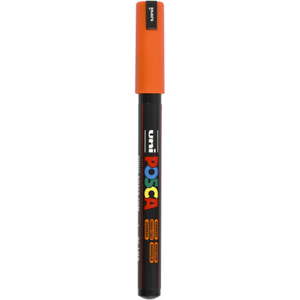 Uni Posca Tusch, Orange , stregtykkelse:, extra-fine, 1stk.