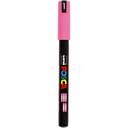 Uni Posca Tusch, Pink , stregtykkelse:, extra-fine, 1stk.