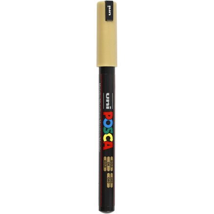 Uni Posca Tusch, Gold , stregtykkelse:, extra-fine, 1stk.