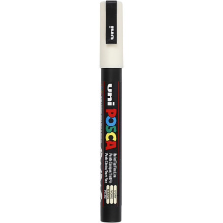 Posca Tusch, elfenben, nr. PC-3M, streg 0,9-1,3 mm, 1 stk.