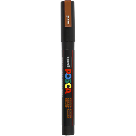 Posca Tusch, bronze, nr. PC-3M, streg 0,9-1,3 mm, 1 stk.