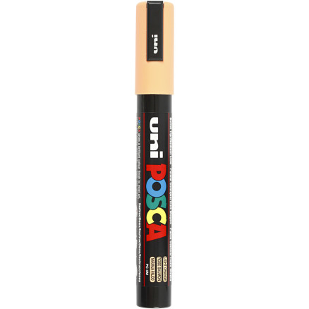 Uni Posca Tusch, Pale orange , stregtykkelse:, medium, 1stk.