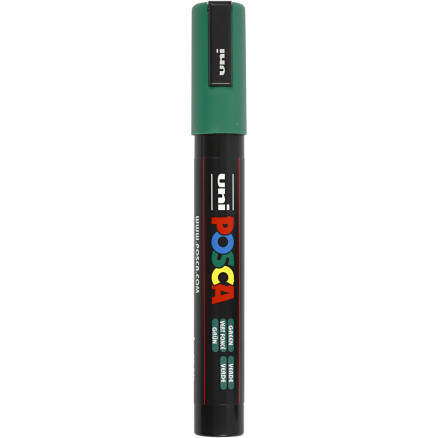 Uni Posca Tusch, Green , stregtykkelse:, medium, 1stk.