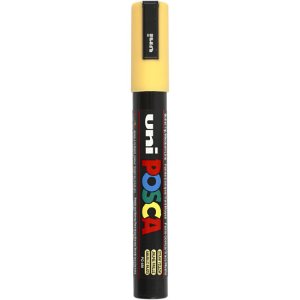 Uni Posca Tusch, Straw yellow , stregtykkelse:, medium, 1stk.