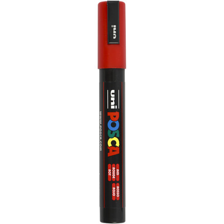 Uni Posca Tusch, Red , stregtykkelse:, medium, 1stk.