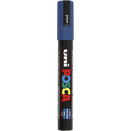 Uni Posca Tusch, Blue , stregtykkelse:, medium, 1stk.
