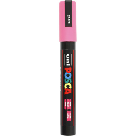 Uni Posca Tusch, Pink , stregtykkelse:, medium, 1stk.