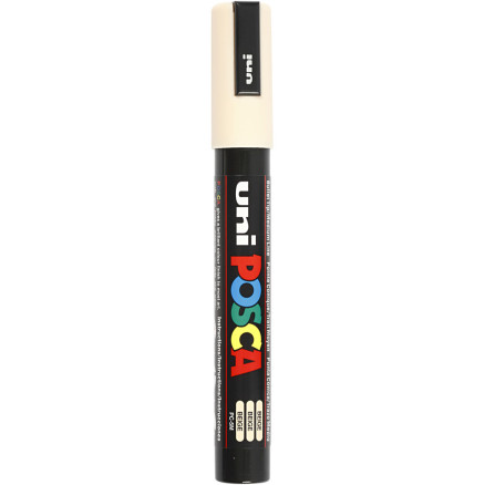 Uni Posca Tusch, Beige , stregtykkelse:, medium, 1stk.