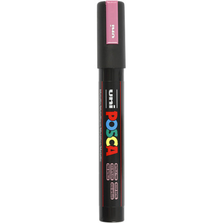 Uni Posca Tusch, Metallic pink , stregtykkelse:, medium, 1stk.