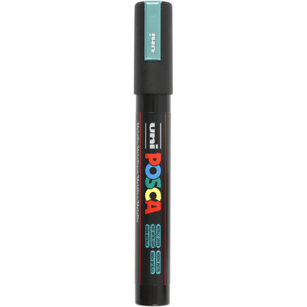 Uni Posca Tusch, Metallic green , stregtykkelse:, medium, 1stk.