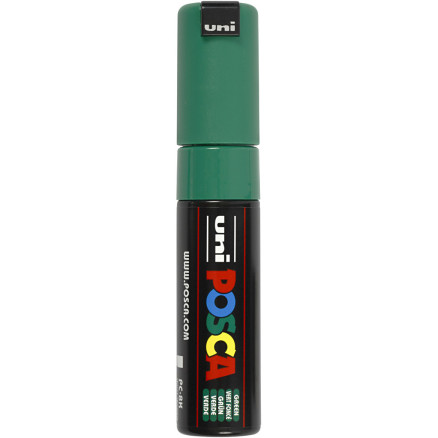 Posca Tusch, grøn, nr. PC-8K, streg 8 mm, 1 stk.
