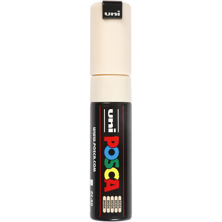 Posca Tusch, beige, nr. PC-8K, streg 8 mm, 1 stk.