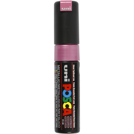 Posca Tusch, metallic pink, nr. PC-8K, streg 8 mm, 1 stk.