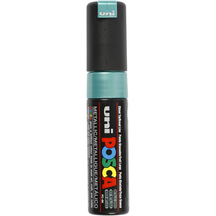 Posca Tusch, metal grøn, nr. PC-8K, streg 8 mm, 1 stk.