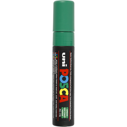 Posca Tusch, grøn, nr. PC-17K, streg 15 mm, 1 stk.