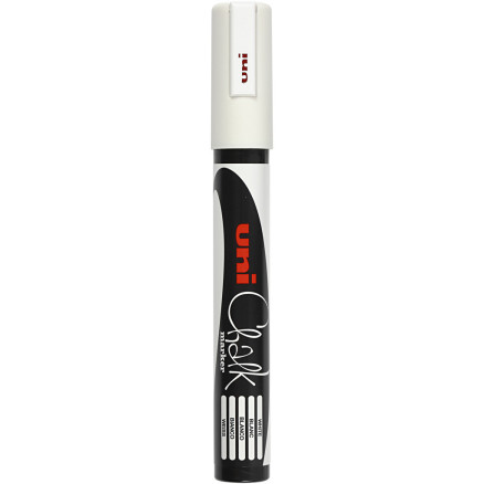 Chalk Marker, Hvid , stregtykkelse:, 1stk.