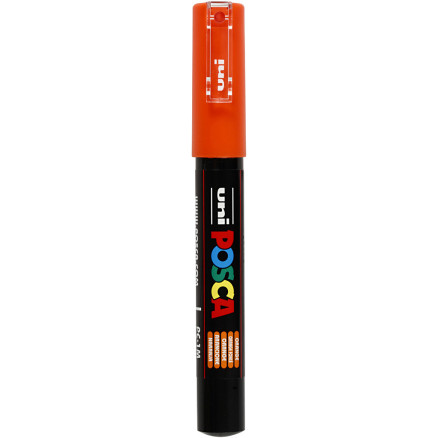 Uni Posca Tusch/Tus Ekstra Fin Orange 0,7mm
