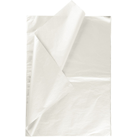 Silkepapir, ark 50x70 cm, 17 g, perlemor, 6ark/ 1 pk.