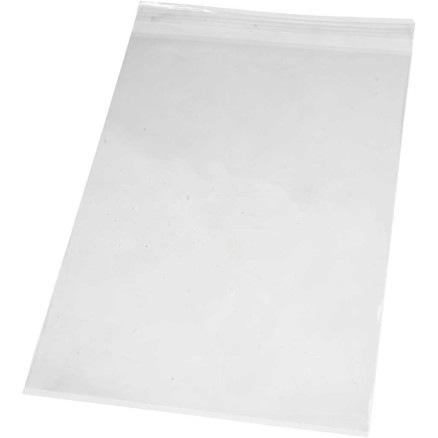 Cellofanposer , H: 31,2 cm, B: 22,5 cm, tykkelse 25 my, 20stk./ 1 pk.