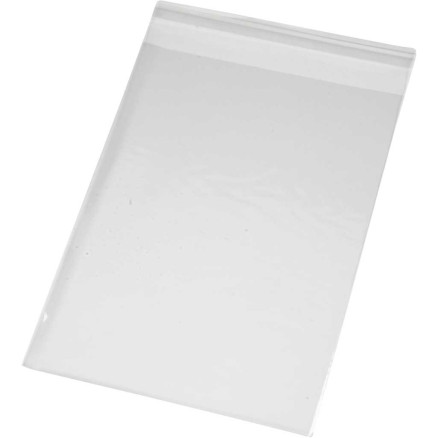Cellofanposer , H: 17,3 cm, B: 12,3 cm, tykkelse 25 my, 20stk./ 1 pk.
