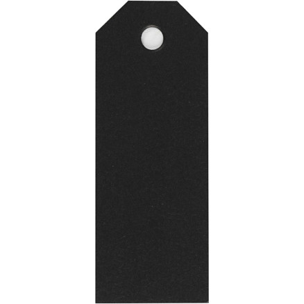 Manilamærker, str. 3x8 cm, 220 g, sort, 20stk./ 1 pk.