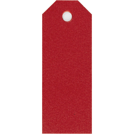 Manilamærker, str. 3x8 cm, 220 g, rød, 20stk./ 1 pk.