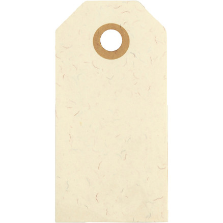 Manilamærker, str. 4x8 cm, 250 g, creme, 20 stk./ 1 pk.