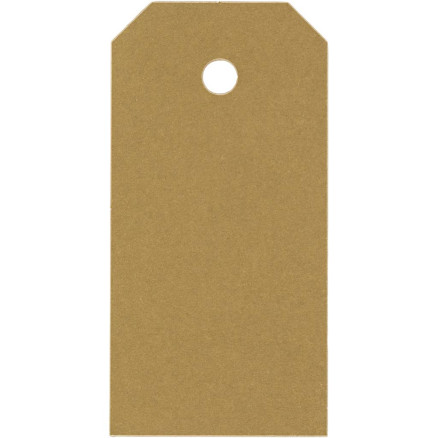 Manilamærker, str. 4x8 cm, 250 g, guld, 1000 stk./ 1 pk.