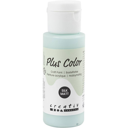Plus Color Hobbymaling i Mint Grøn - 60 ml Akrylmaling