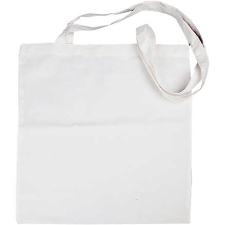 Mulepose i hvid - 38x42 cm, 1 stk. til opbevaring