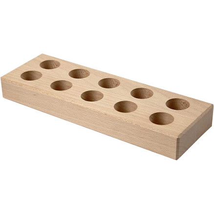 Praktisk limstifteholder med plads til 10 stifter, 24,5x8x3 cm