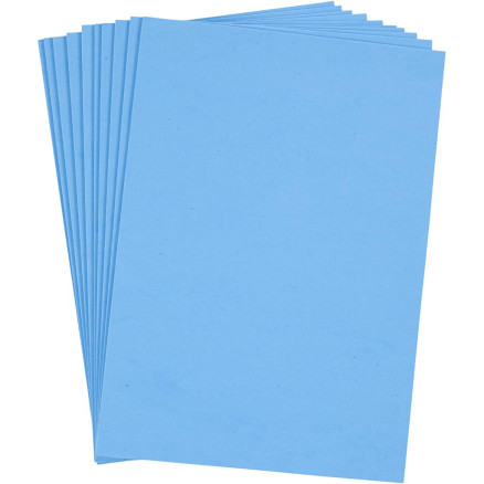 Mosgummi, A4, ark 210x297 mm, tykkelse 2 mm, lyseblå, 10ark/ 1 pk.