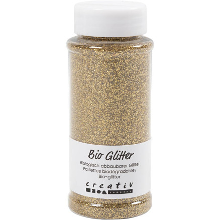 Bionedbrydelig Guld Glitter 140ml til Kreative Projekter