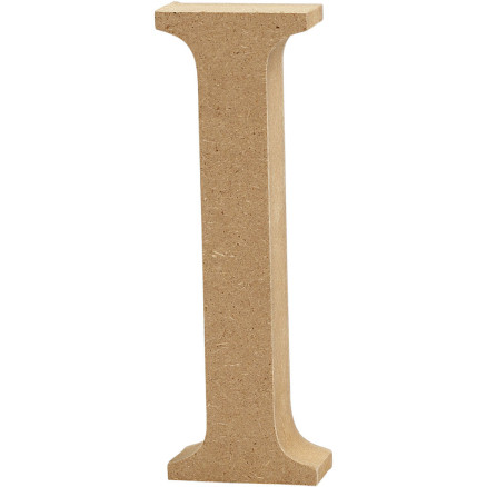 Bogstav I H: 13 cm, Tykkelse 2 cm - Kreativ DIY Dekoration