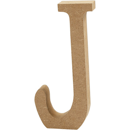 Bogstav J H: 13 Cm - Kreativ DIY Dekoration