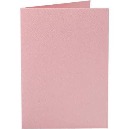 Kort, kort str. 10,5x15 cm, 220 g, rosa, 10stk./ 1 pk.