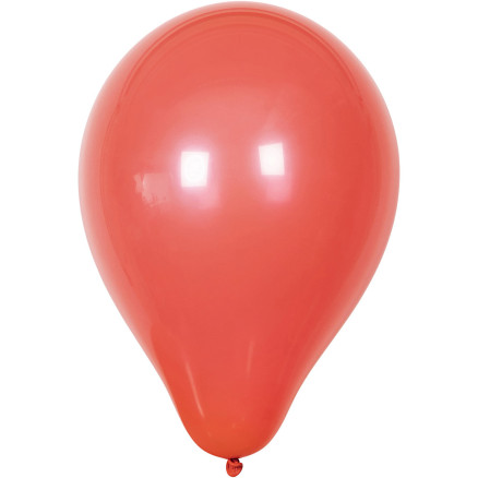Balloner, runde, diam. 23 cm, rød, 10stk./ 1 pk.