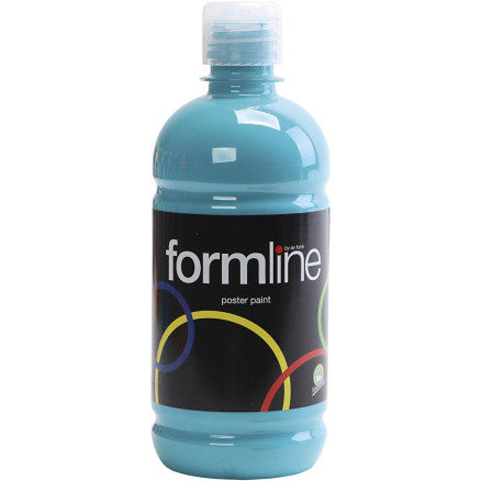 Temperamaling Mat i Turkis - 500ml til Kreativ DIY