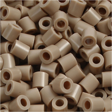 PhotoPearls 5x5 mm, hulstr. 2,5 mm, beige - 1100 stk.